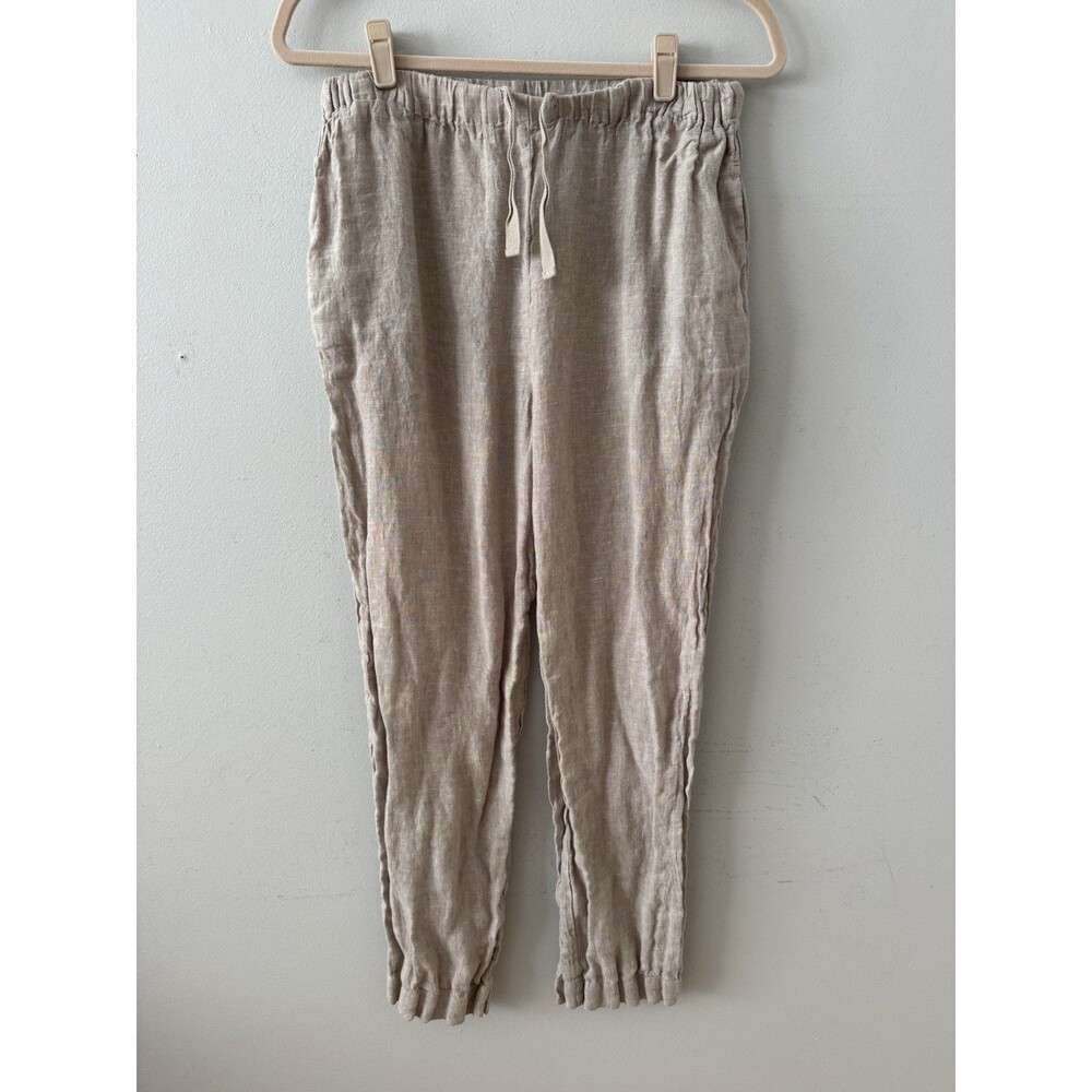 QUINCE Women's 100% European Linen Pajama Pants Size Medium